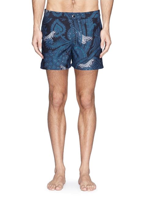 givenchy paisley print swim shorts|Swimwear .